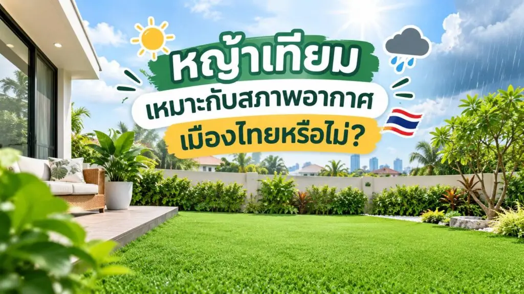 หญ้าเทียมเหมาะกับสภาพอากาศเมืองไทยหรือไม่? 1 หญ้าเทียมเหมาะกับสภาพอากาศเมืองไทยหรือไม่?
